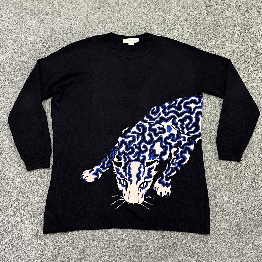 Stella McCartney Big Leopard Oversized Sweater Rare HTF size 46 IT